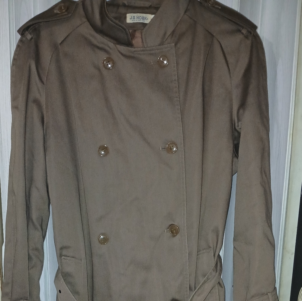 Vintage Womens JG Hook Trench Coat